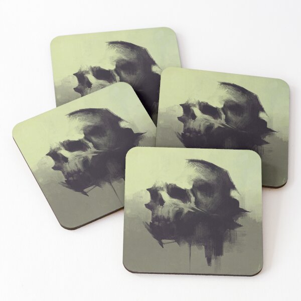 Item preview, Abstract skull painting designed and sold by DarkVisage.