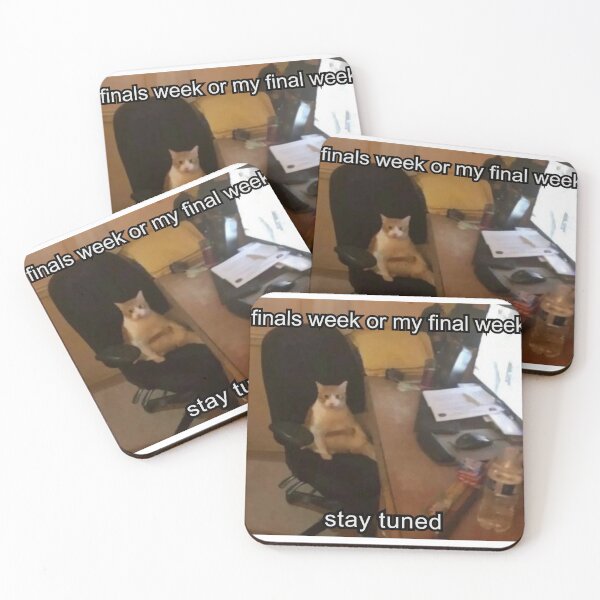 Item preview, finals week or my final week stay tuned designed and sold by cloudzer0000.