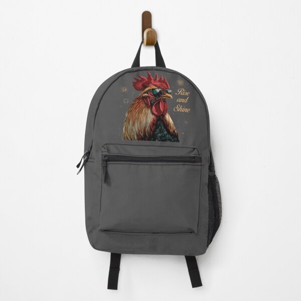 Item preview, Rise and Shine - Rooster (with Gold Lettering) designed and sold by VelvetRoom.