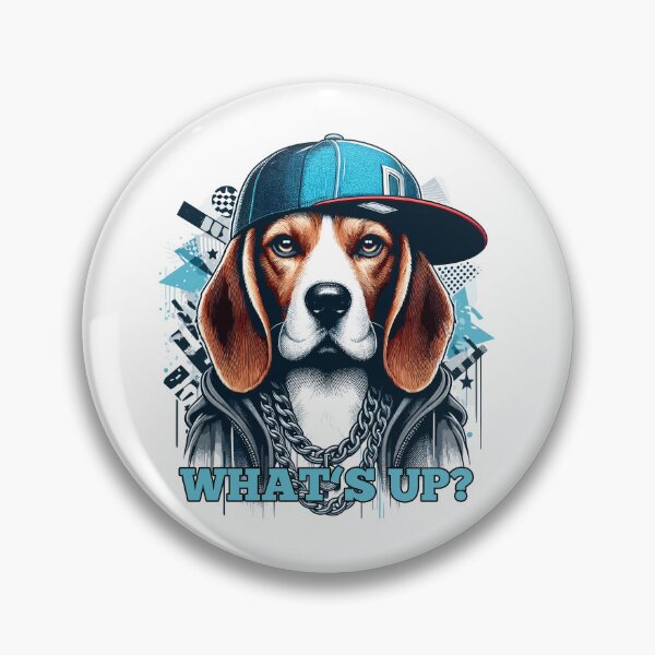 Item preview, Beagle Gangsta What's Up? Dog Gift designed and sold by Pineapple-Tree.