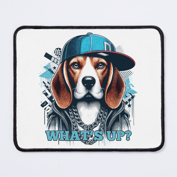 Item preview, Beagle Gangsta What's Up? Dog Gift designed and sold by Pineapple-Tree.