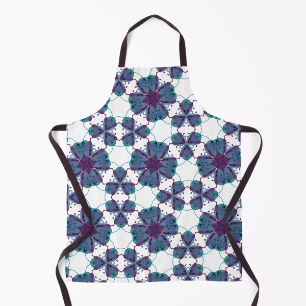 Item preview, Kaleidascope Turquoise Bloomy blooms designed and sold by HanliesArt.