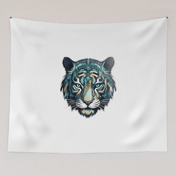 Item preview, Cyber Tiger // Tiger // cyber animal // Robotic animal // AI designed and sold by SMARTKIT  DESIGNAGENCY.