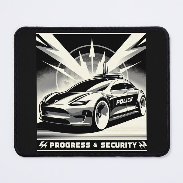 Item preview, Tesla police car designed and sold by TEEJAMBOREE.