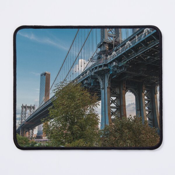 Item preview, New York, Manhattan, truck, streets, street photo, Dumbo, Empire State Building, Manhattan Bridge, designed and sold by Foto-Kraemer-.
