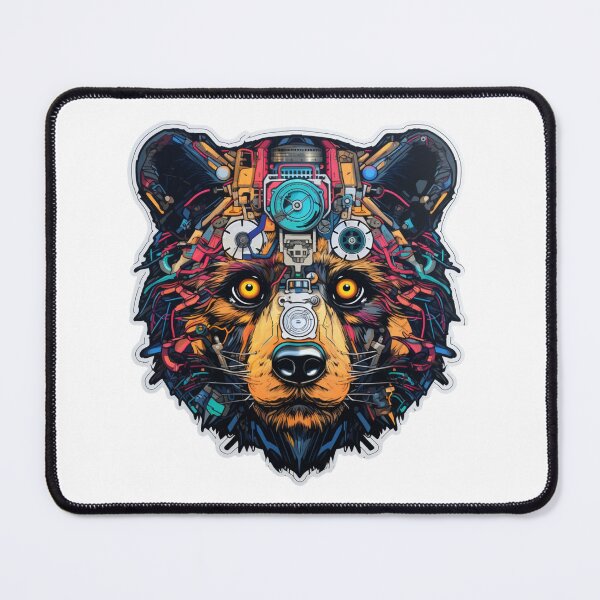 Item preview, Cyber Bear // Bear // cyber animal // Robotic animal // AI designed and sold by SMARTKIT DESIGNAGENCY.