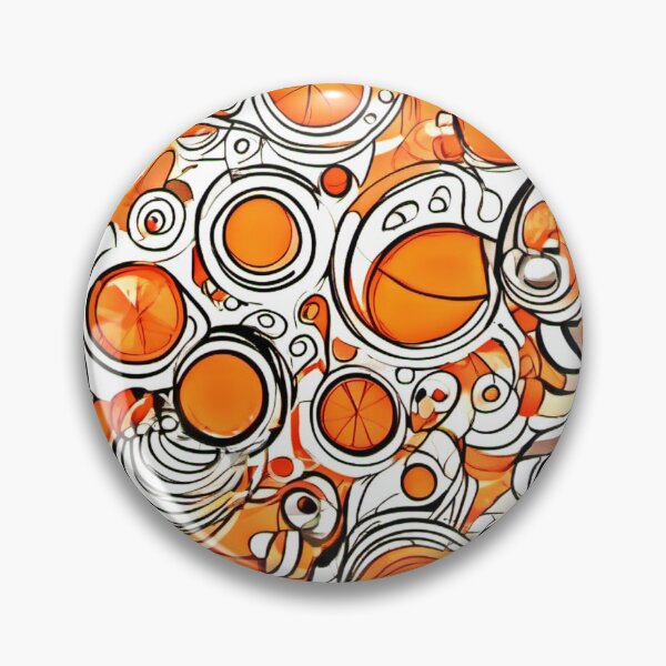 Item preview, Orange Abstract Bliss designed and sold by Health And Fitness Posts e-Store.