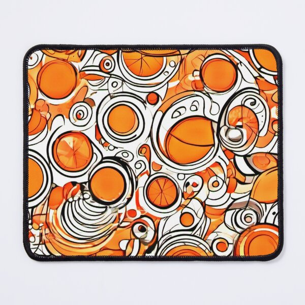 Item preview, Orange Abstract Bliss designed and sold by Health And Fitness Posts e-Store.