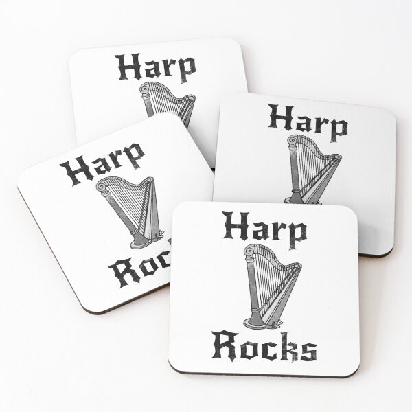 Item preview, Harp Rocks, Harpist String Musician Rock Goth designed and sold by doodlerob.