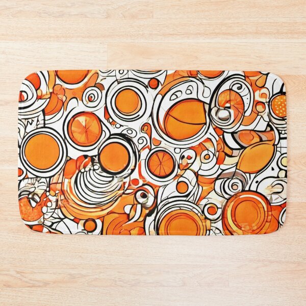 Item preview, Orange Abstract Bliss designed and sold by Health And Fitness Posts e-Store.