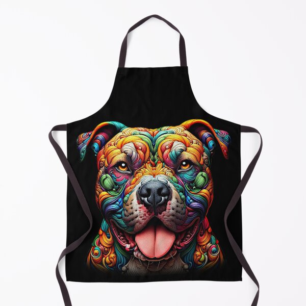 Item preview, Brightly colored American Staffordshire Terrier designed and sold by Berlini.