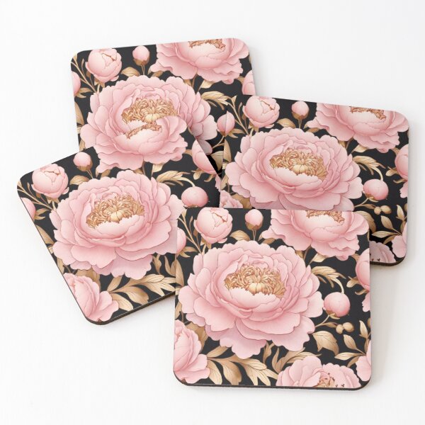 Item preview, Pink peonies designed and sold by Flowersonstuff.