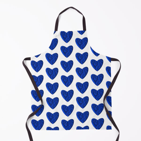 Item preview, Swirly Heart in Blue designed and sold by lezell.