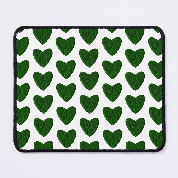 Item preview, Swirly Heart in Green designed and sold by lezell.