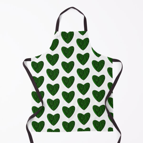 Item preview, Swirly Heart in Green designed and sold by lezell.