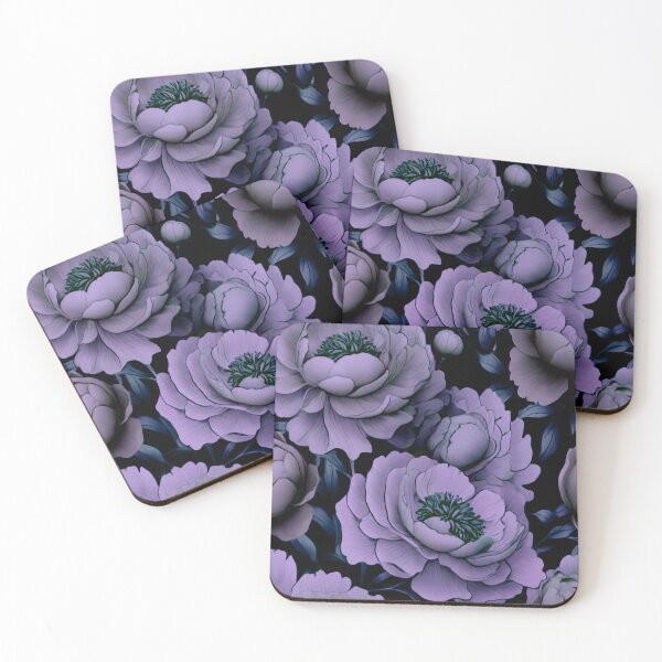 Item preview, Mauve peonies designed and sold by Flowersonstuff.
