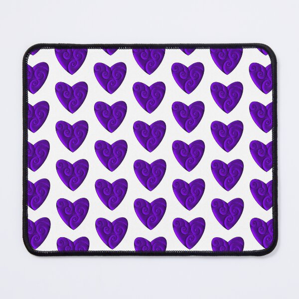Item preview, Swirly Heart in Purple designed and sold by lezell.
