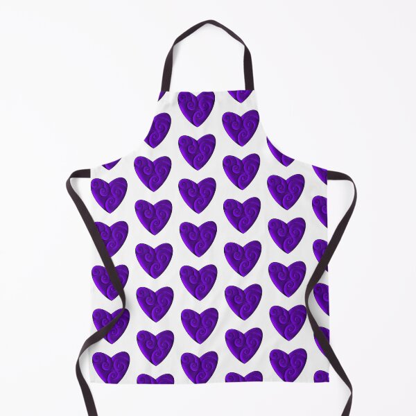Item preview, Swirly Heart in Purple designed and sold by lezell.