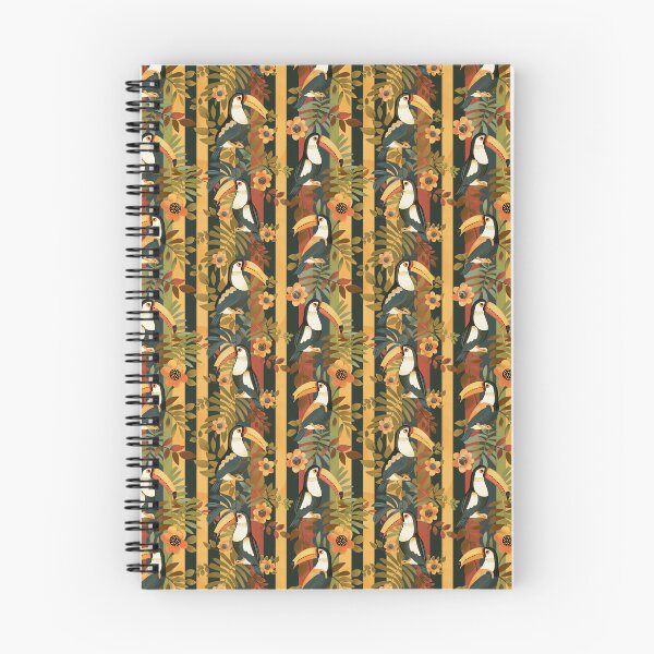Item preview, Vintage Toucans - Lush Jungle Birds Pattern - Luxury Tropical Green Aesthetic designed and sold by eluxyumdecor.
