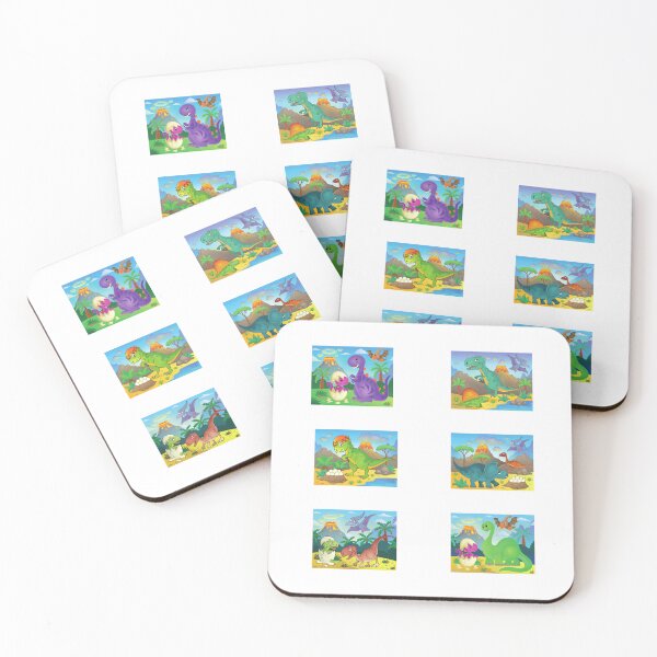 Item preview, cute dinosaurs taking care of their little eggs designed and sold by huape.