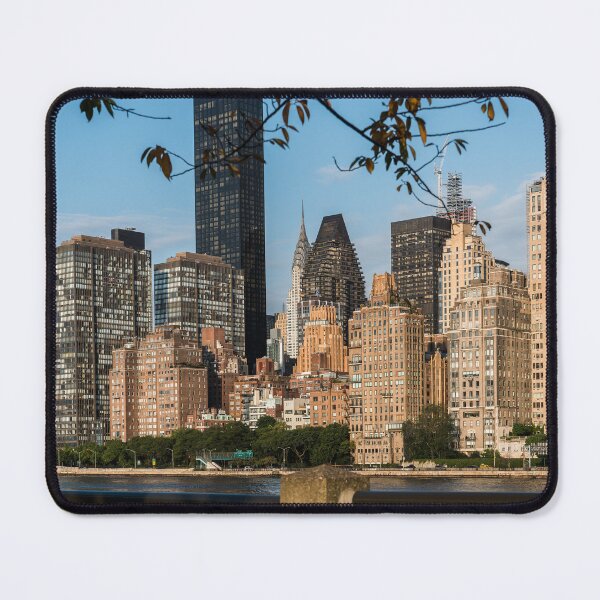Item preview, New York, Manhattan, long exposure, skyline, Hudson River, shore, designed and sold by Foto-Kraemer-.