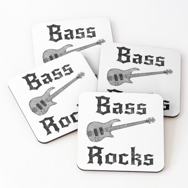 Aperçu de l'œuvre Bass Rocks, Bassiste Goth Heavy Rock Metal Musicien créée et vendue par doodlerob.