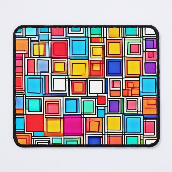 Item preview, Playful Colorful Squares designed and sold by Health And Fitness Posts e-Store.