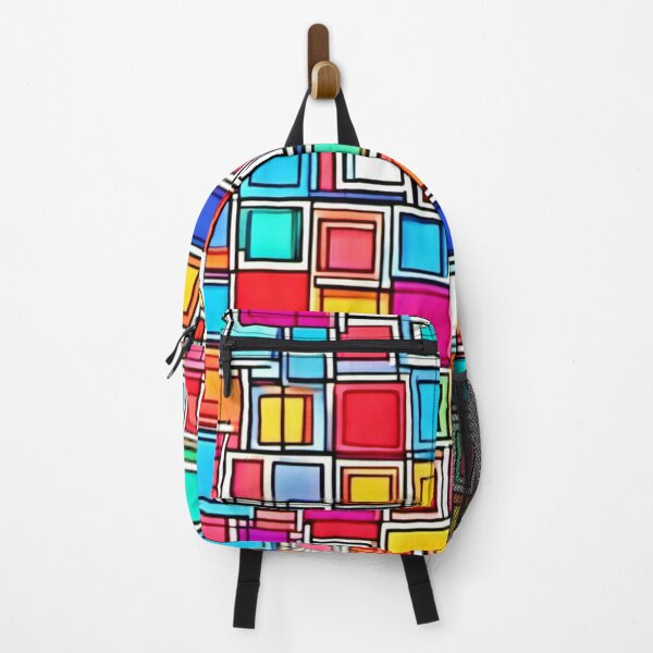 Item preview, Playful Colorful Squares designed and sold by Health And Fitness Posts e-Store.