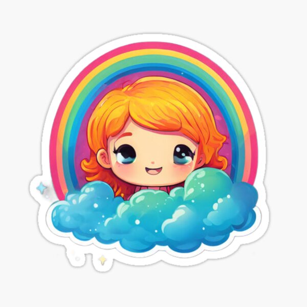 Artikelvorschau, Regenbogen Madchen entworfen und verkauft von Planetporridge.