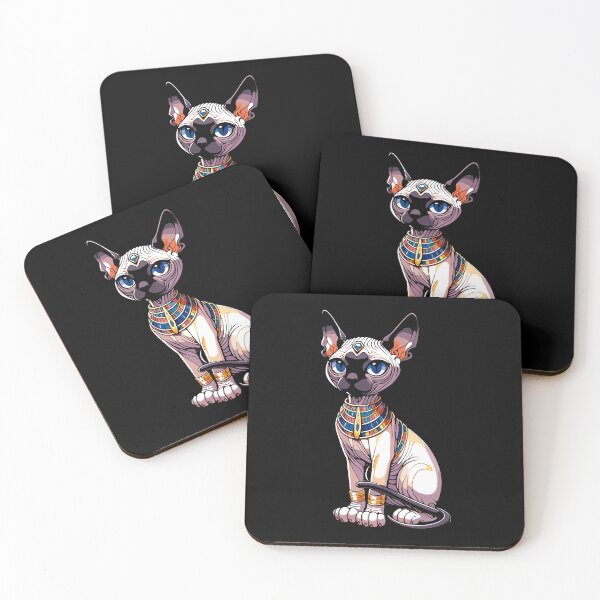 Item preview, The Enigmatic Sphinx, Sphynx Cat Egyptian designed and sold by Artistoos.