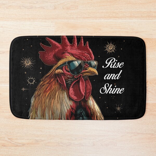 Item preview, Rise and Shine - Rooster (with White Lettering) designed and sold by VelvetRoom.