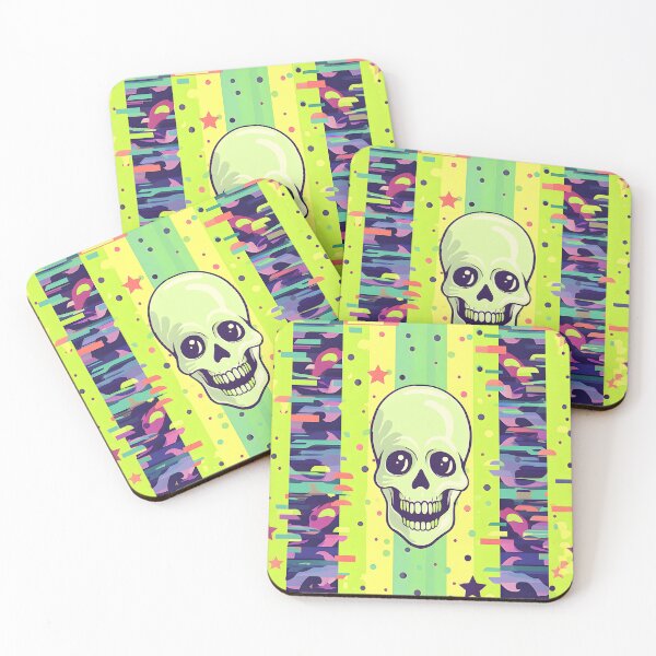 Item preview, Green Skull Cartoon characters | kawaii cartoon | cartoon cute pic | cartoon anime designed and sold by formform.