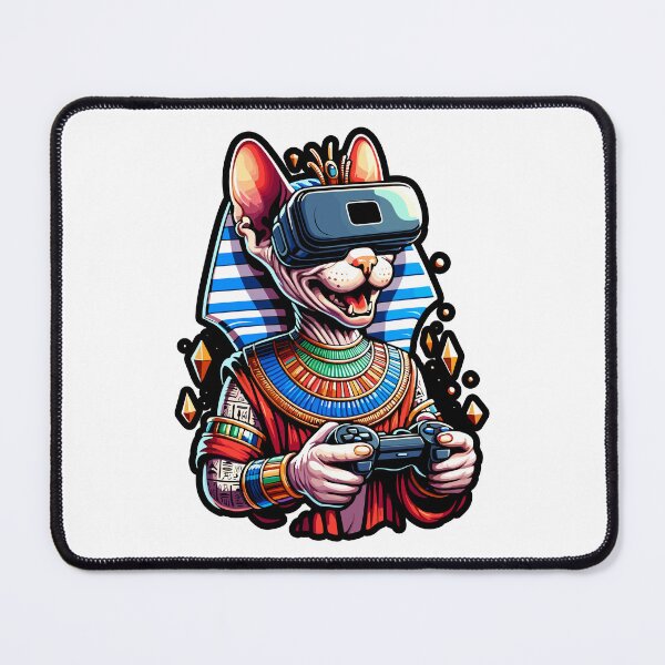 Item preview, The Enigmatic Sphinx, Sphynx Gamer Cat Gaming designed and sold by Artistoos.
