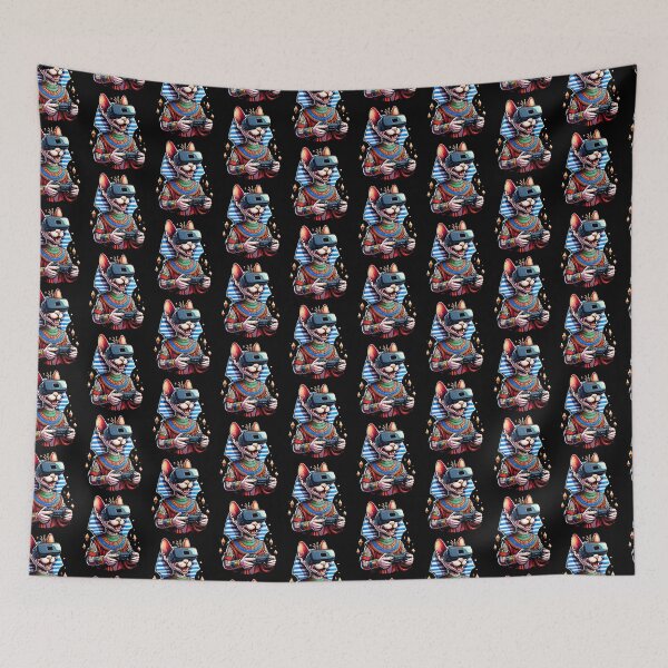 Item preview, The Enigmatic Sphinx, Sphynx Gamer Cat Gaming designed and sold by Artistoos.