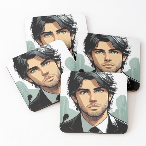 Item preview, Chester Field Abernathy - Courtroom - Character Art designed and sold by AmberRoseWrites.