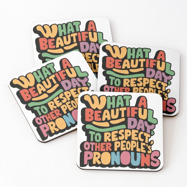 Item preview, What a beautiful day to respect other people's pronouns designed and sold by overheadclick.