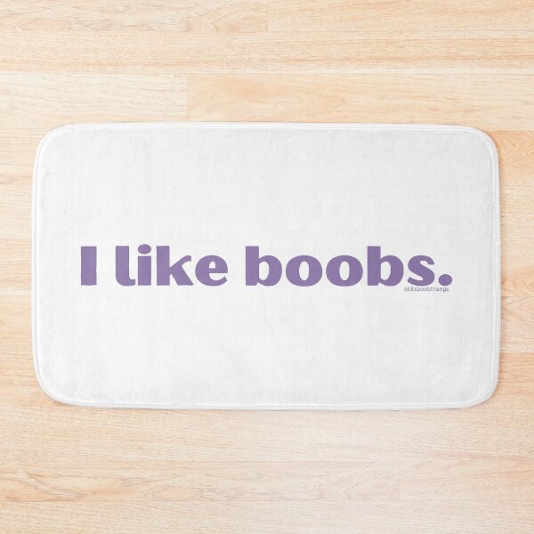 Item preview, I like boobs., v11a, purple | @lilsboobthangs designed and sold by lilsboobthangs.