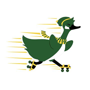 Artwork thumbnail, Rollerskate Goose by D00dleDucky