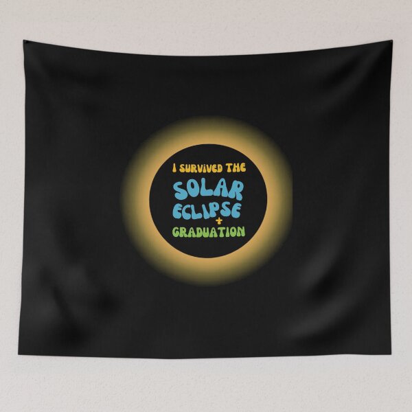 Item preview, Funny Grad with Solar Eclipse Combo Slogan designed and sold by Celebration Printables.