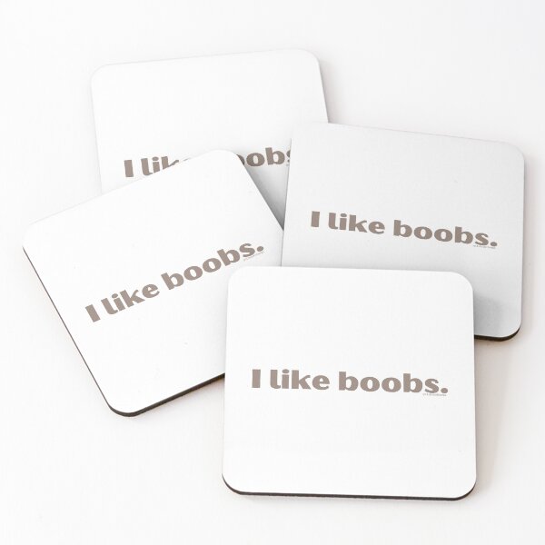 Item preview, I like boobs., v12a, light brown | @lilsboobthangs designed and sold by lilsboobthangs.