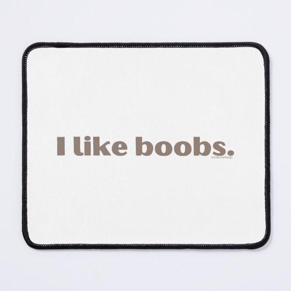 Item preview, I like boobs., v12a, light brown | @lilsboobthangs designed and sold by lilsboobthangs.