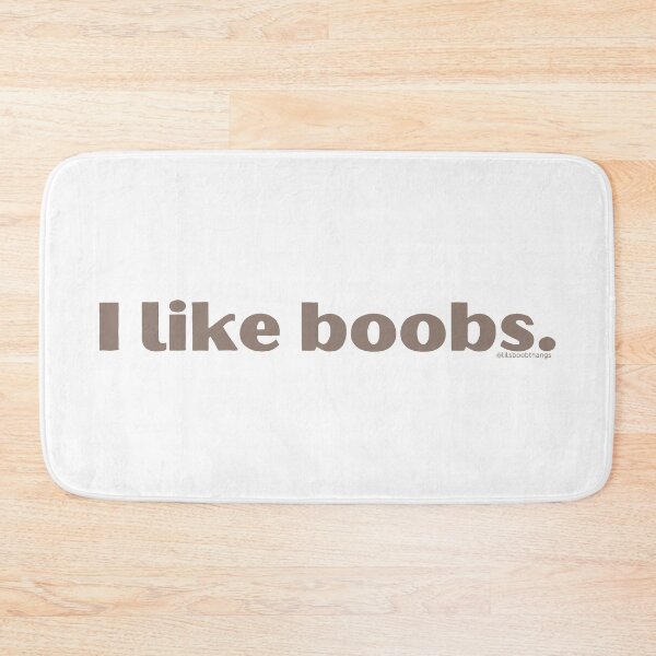 Item preview, I like boobs., v12a, light brown | @lilsboobthangs designed and sold by lilsboobthangs.