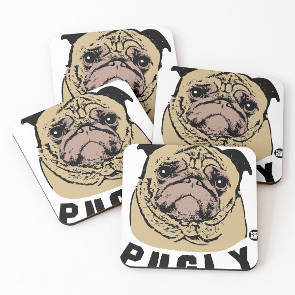 Item preview, PUGLY PUG FACE designed and sold by TODD GOLDMAN.