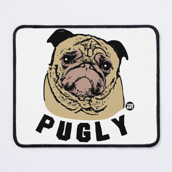 Item preview, PUGLY PUG FACE designed and sold by TODD GOLDMAN.
