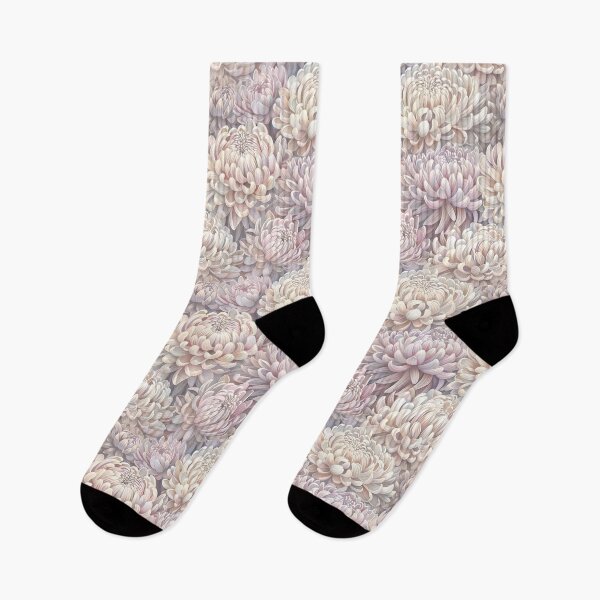 Item preview, Cream pink & beige floral patter designed and sold by pawmad.