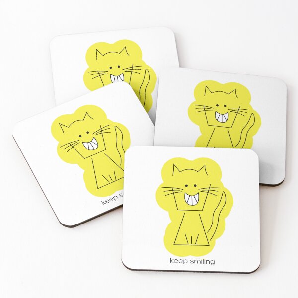 Item preview, Keep Smiling (Zoey the Happy Cat) designed and sold by kookadesigns.