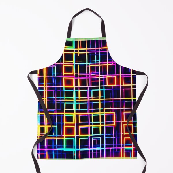 Item preview, Neon Square Patterns designed and sold by Health And Fitness Posts e-Store.