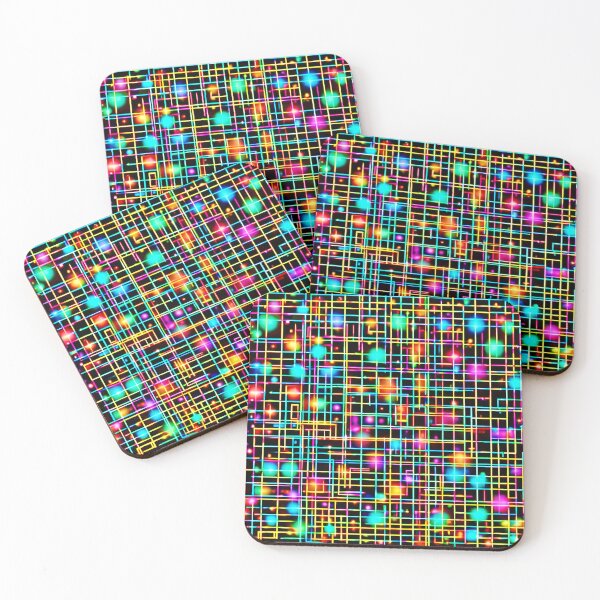Item preview, Luminous Square Cosmos designed and sold by Health And Fitness Posts e-Store.