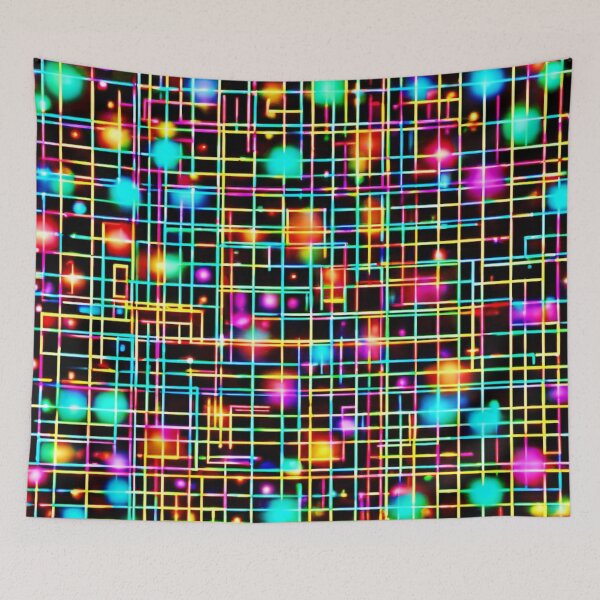 Item preview, Luminous Square Cosmos designed and sold by Health And Fitness Posts e-Store.