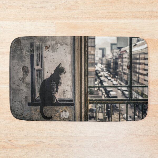 Item preview, Cat Stencil Graffiti designed and sold by Bomax121.